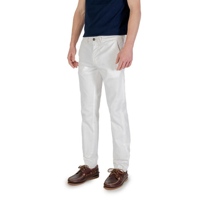 Pantaloni skinny in cotone bianco Borghese
