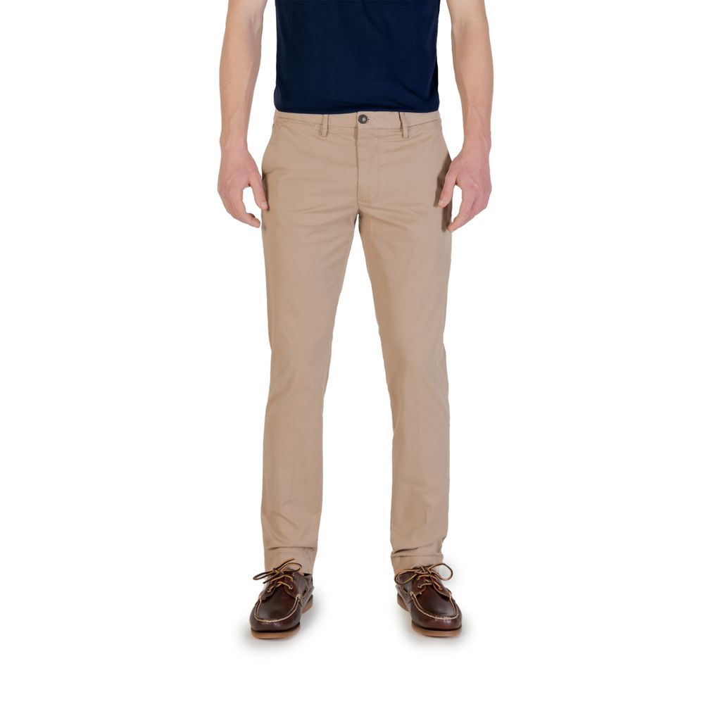 Pantaloni skinny in cotone beige Borghese