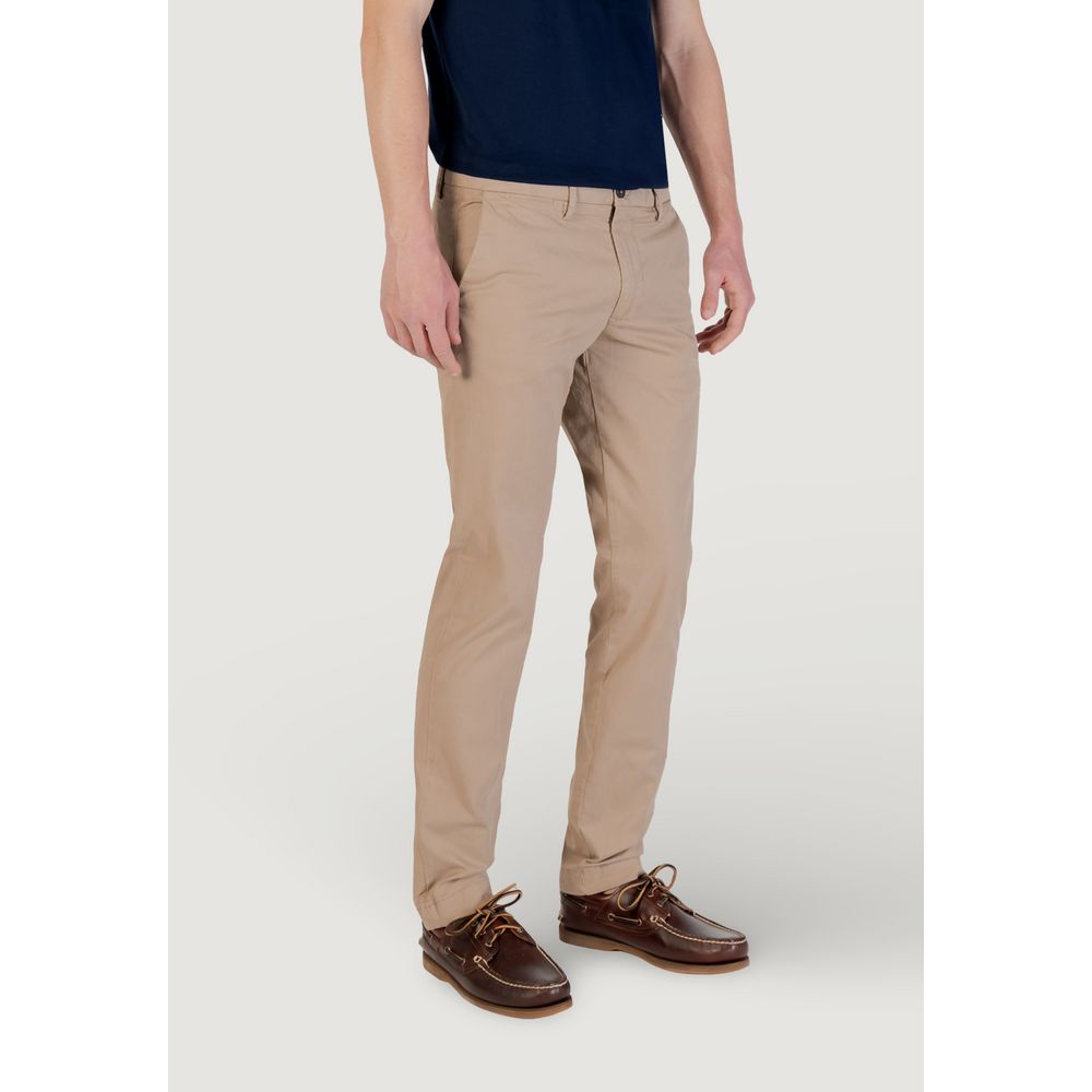 Pantaloni skinny in cotone beige Borghese