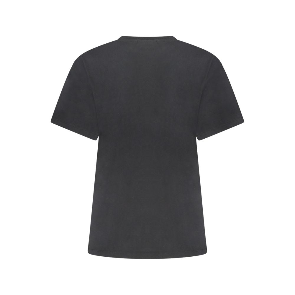 T-shirt Napapijri en coton noir pour femmes