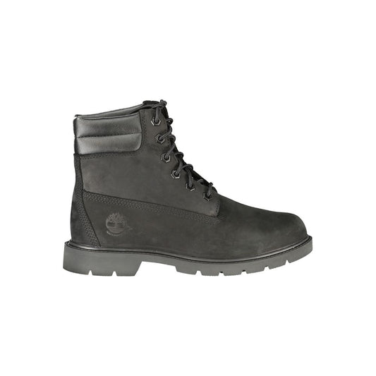 Stivaletto alla caviglia in pelle nera Timberland da donna