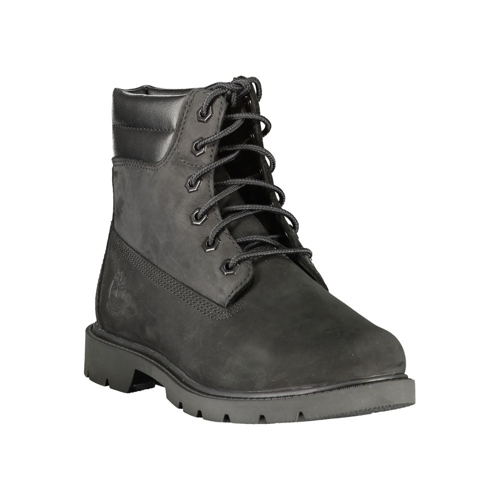 Bottines Timberland en cuir noir pour femmes
