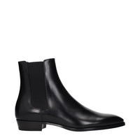 Stivaletti in pelle nera Celine