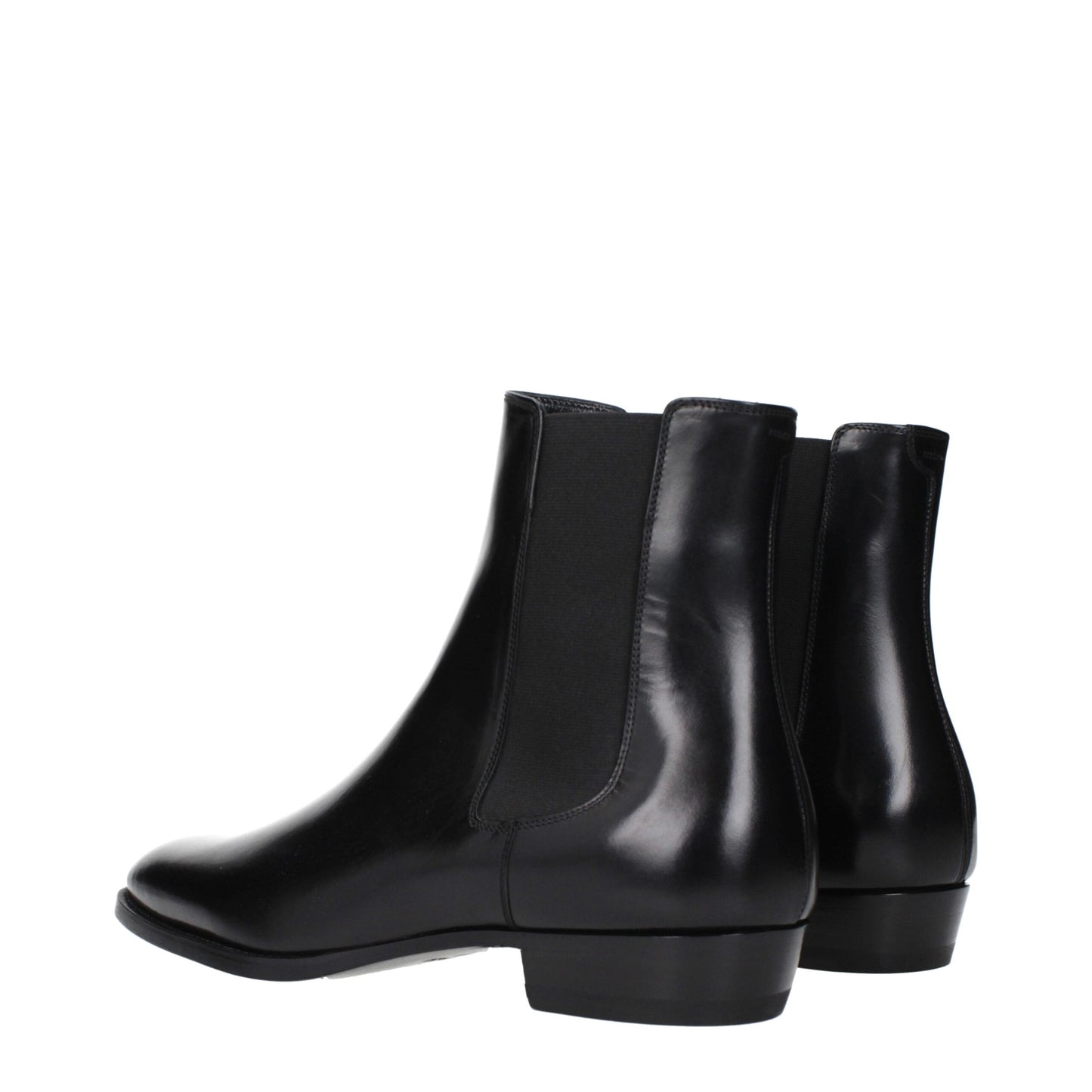 Stivaletti in pelle nera Celine
