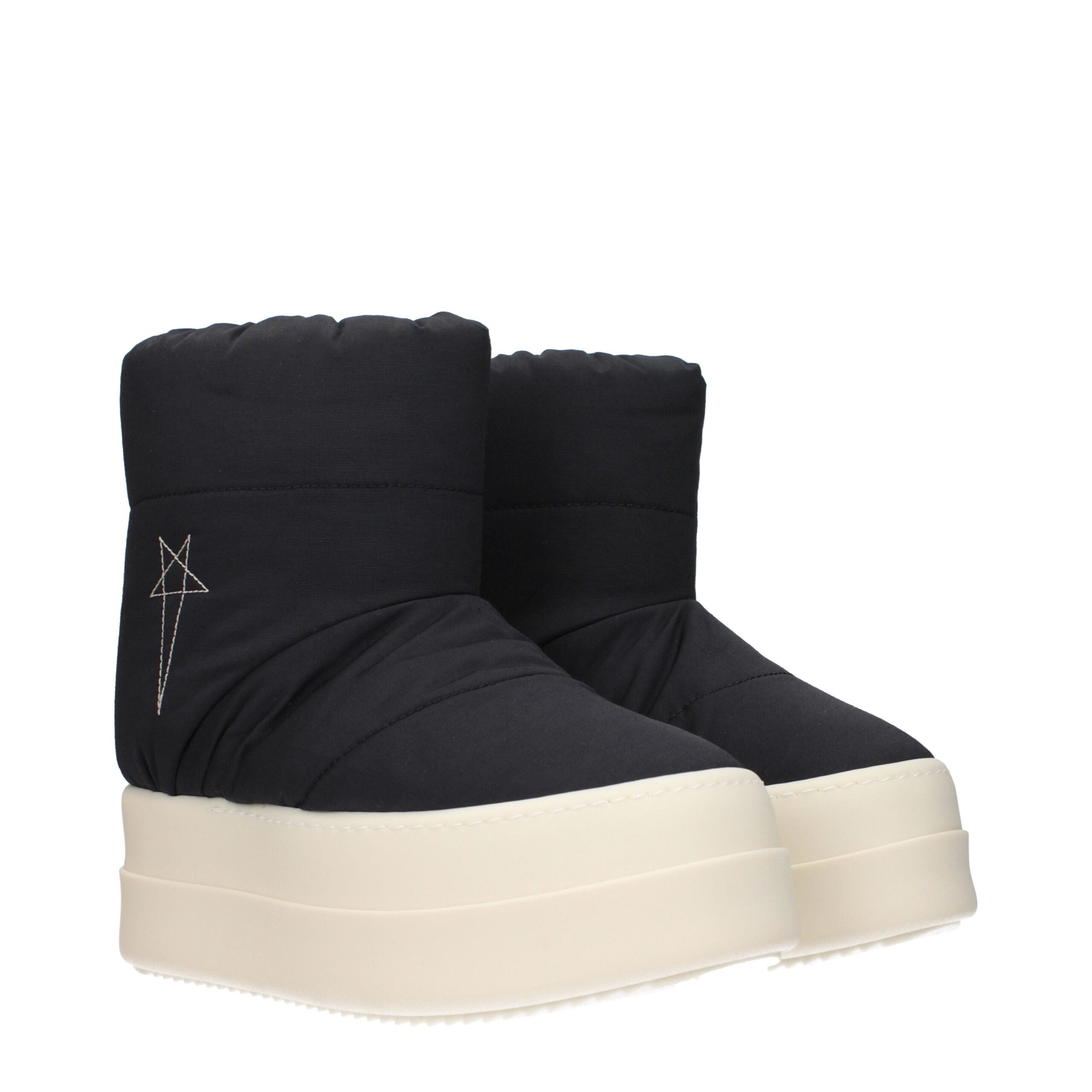 Bottines Rick Owens en tissu noir