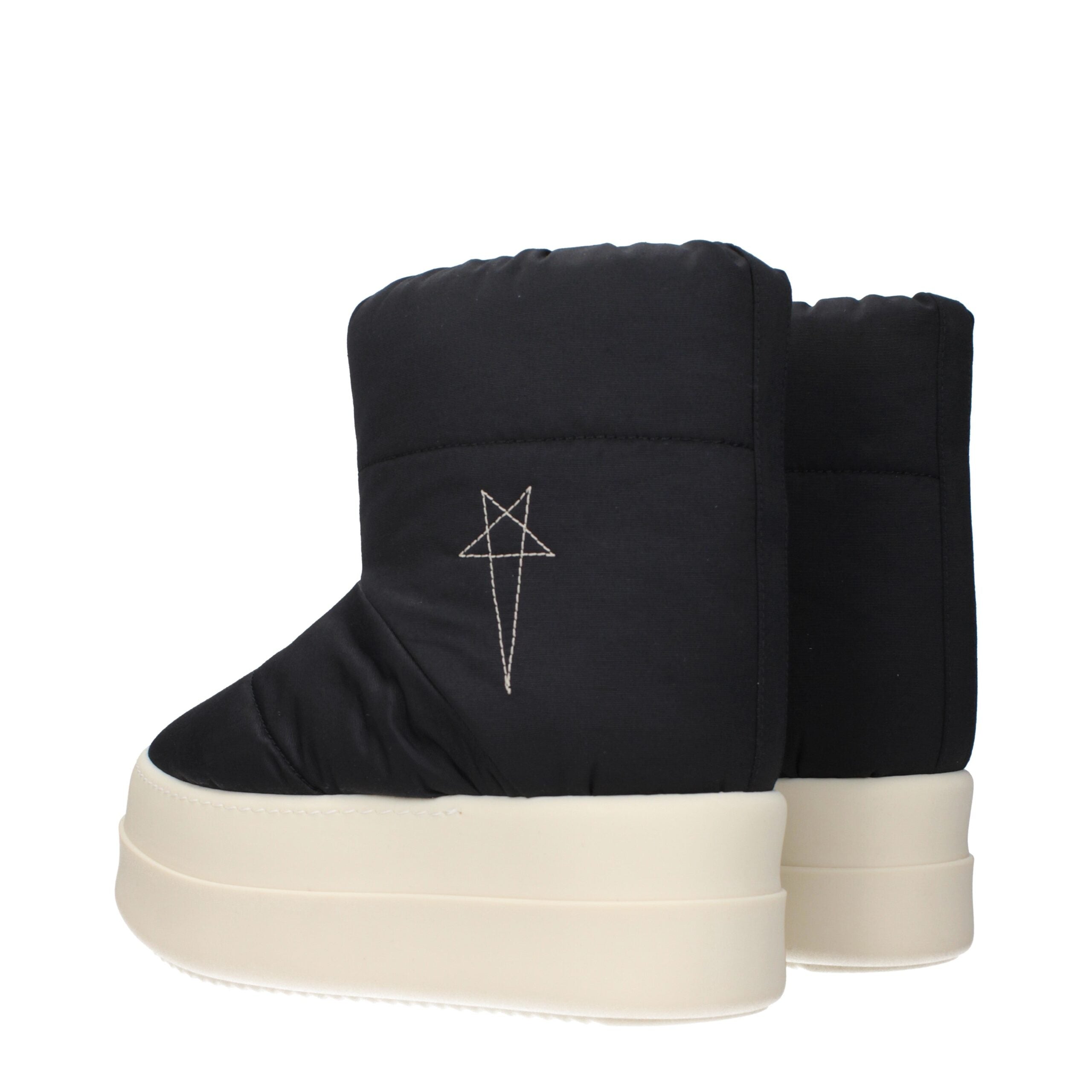 Bottines Rick Owens en tissu noir