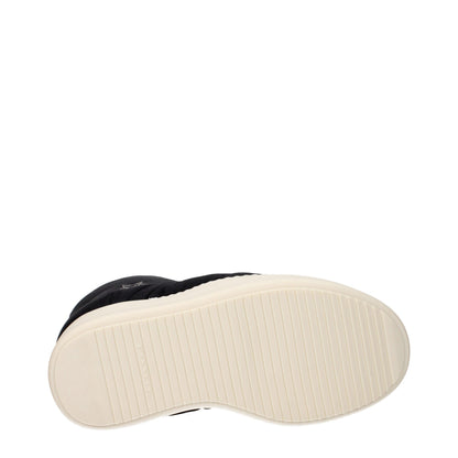 Stivaletti in tessuto nero Rick Owens