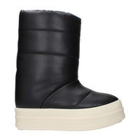 Stivaletti in pelle nera Rick Owens