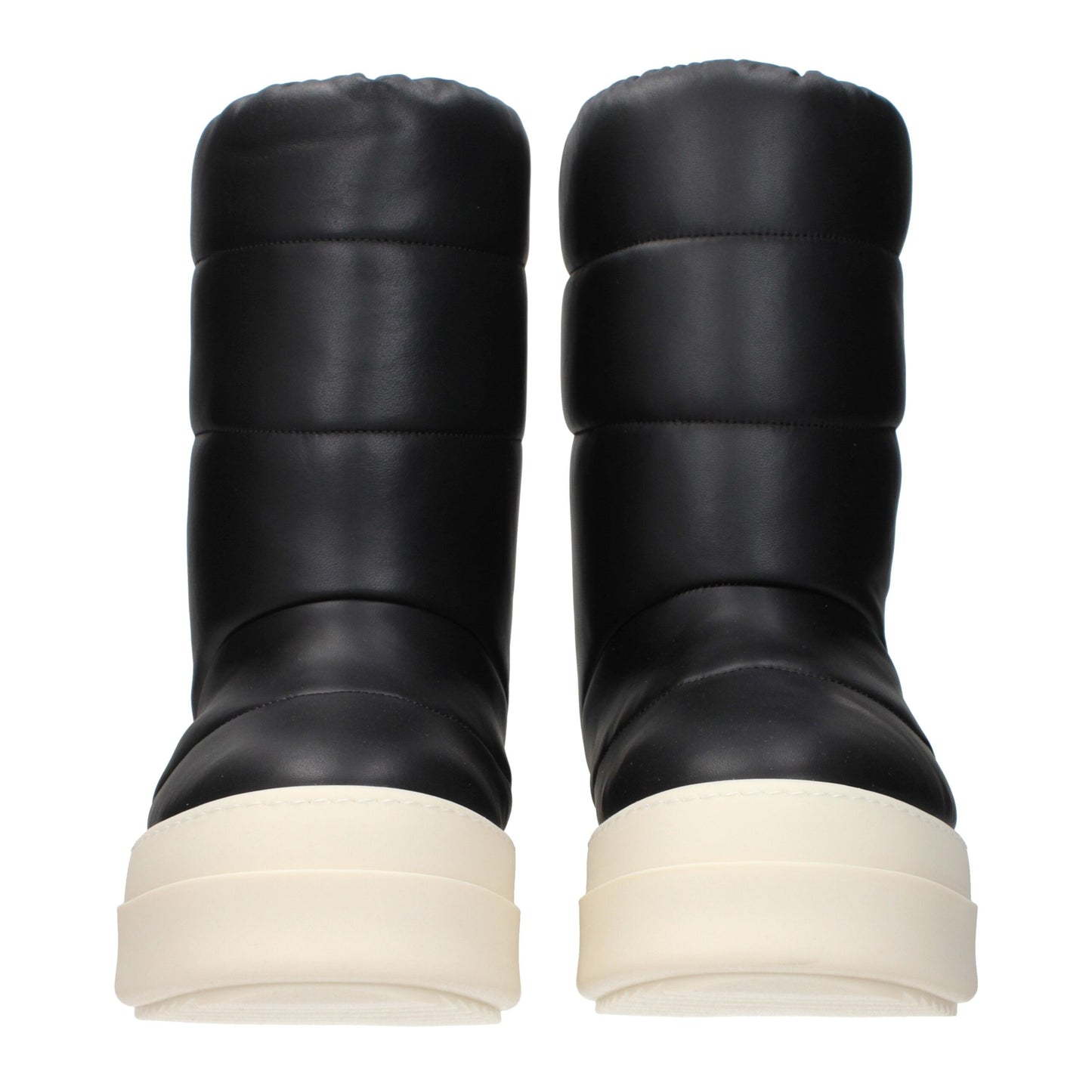 Stivaletti in pelle nera Rick Owens