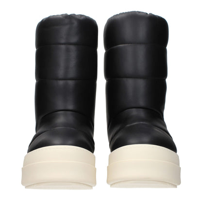 Stivaletti in pelle nera Rick Owens