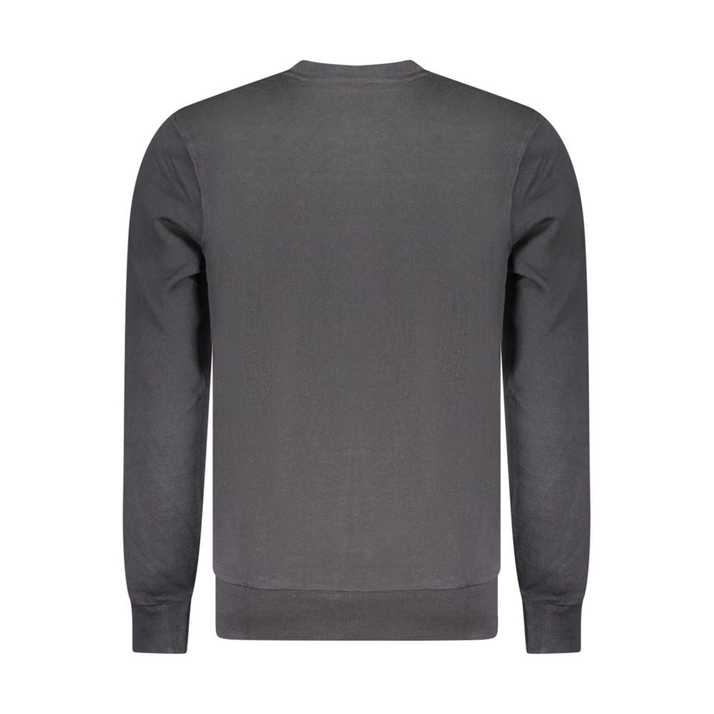 Felpa da uomo in cotone nero North Sails