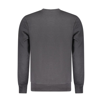 Felpa da uomo in cotone nero North Sails