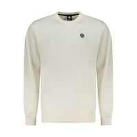 Felpa da uomo in cotone bianco North Sails