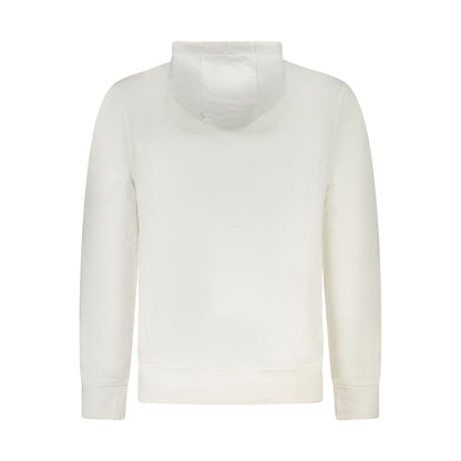 Felpa con cappuccio da uomo in cotone bianco North Sails