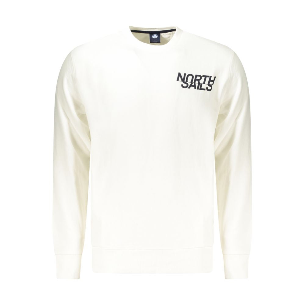 Sweat-shirt en coton blanc North Sails pour homme