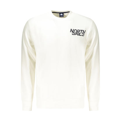 Sweat-shirt en coton blanc North Sails pour homme