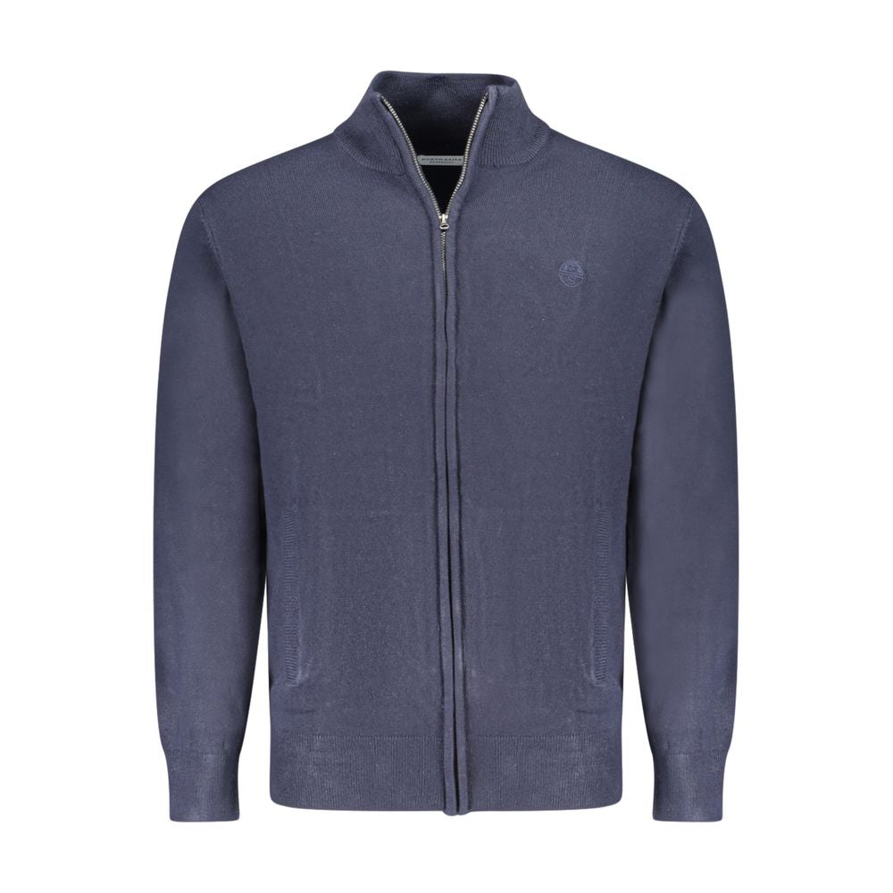Cardigan da uomo in acrilico blu North Sails