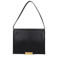 Borsa a tracolla in pelle nera Jil Sander