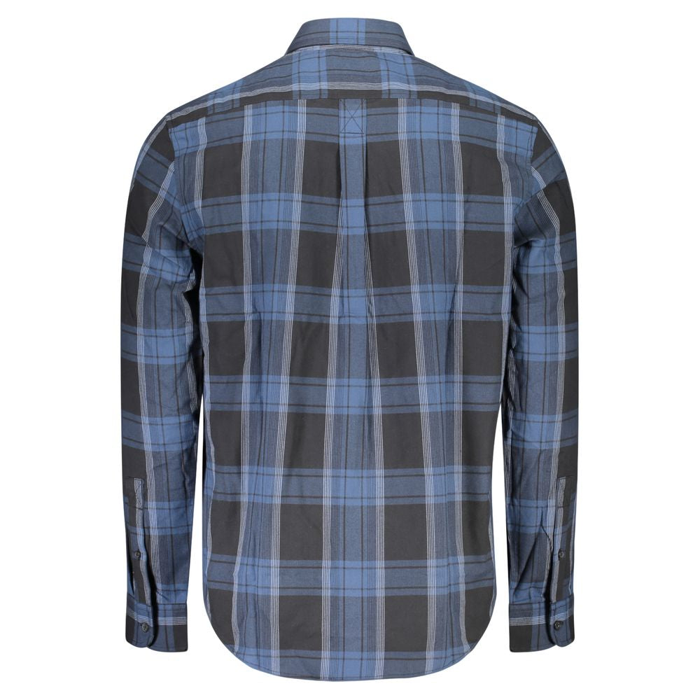 Chemise Timberland bleue en coton pour homme