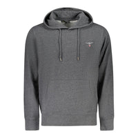 Sweat à capuche pour hommes en coton Accademia Militare Grigio