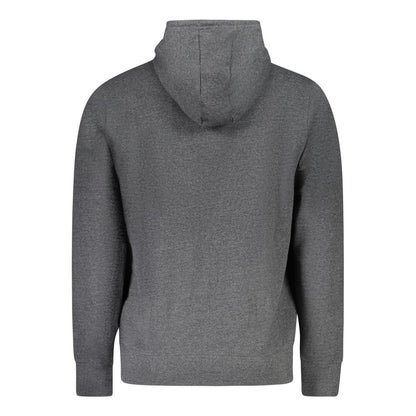Sweat à capuche pour hommes en coton Accademia Militare Grigio