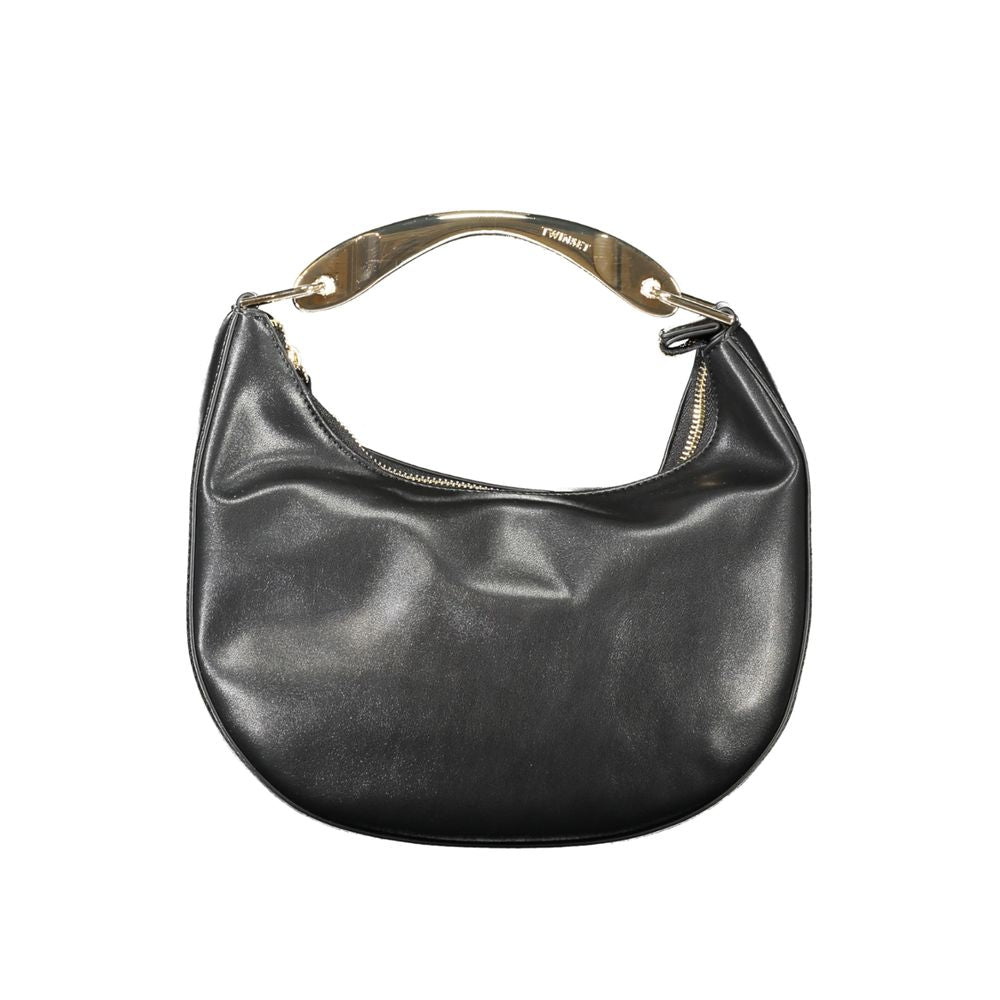 Borsa a mano da donna Twinset Nero Poliuretano