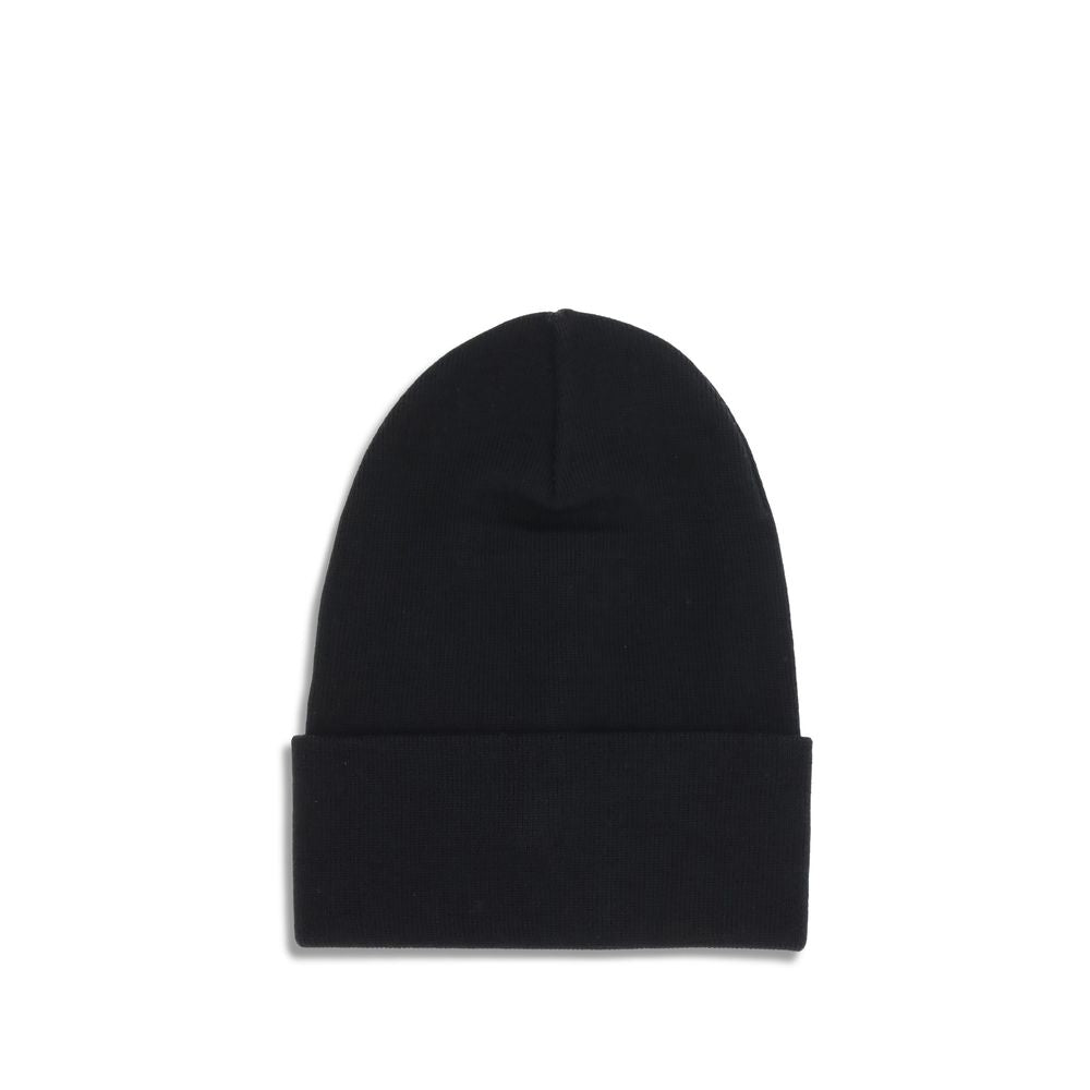 Berretto in pile di lana nero Moncler Grenoble