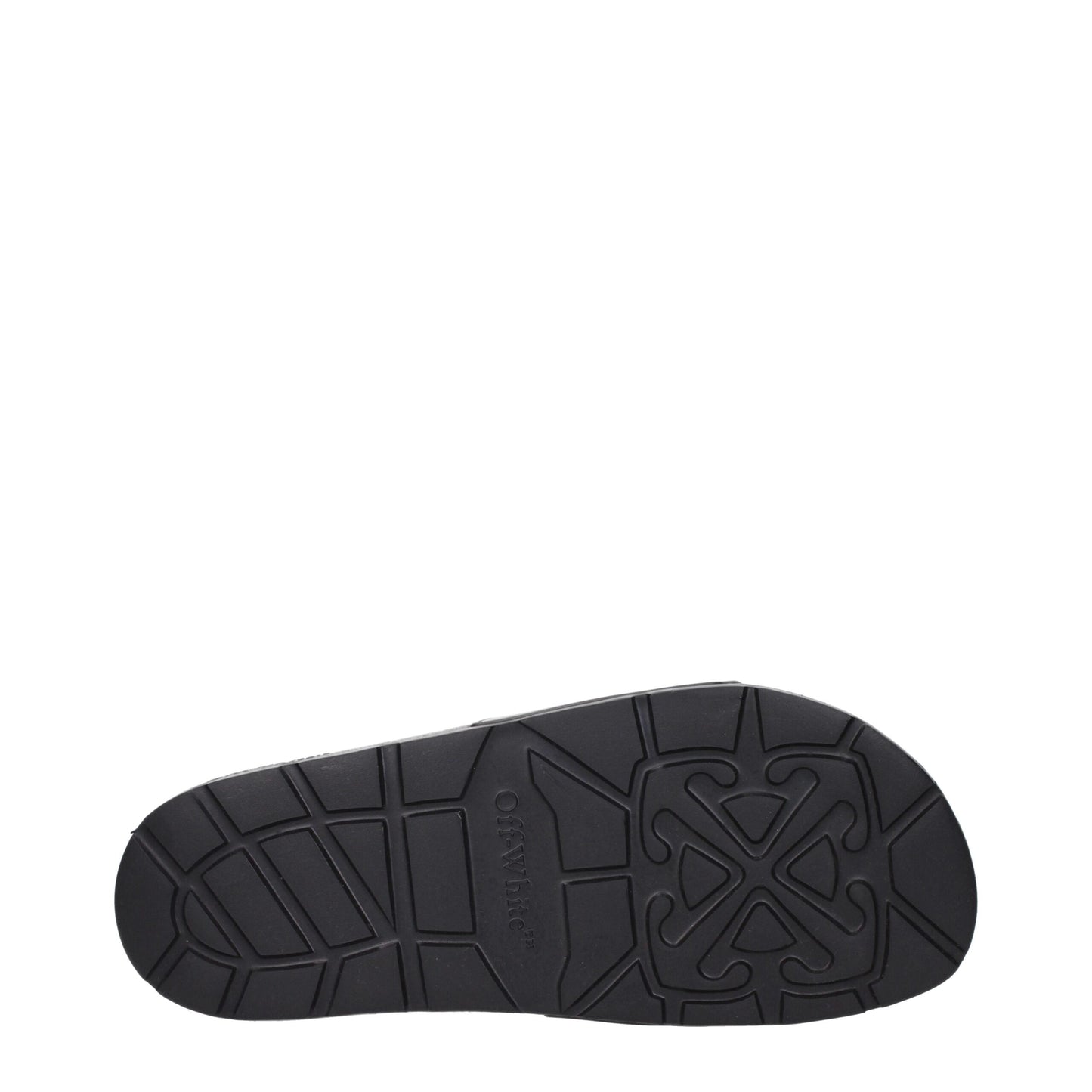 Pantofole in cotone nero bianco sporco