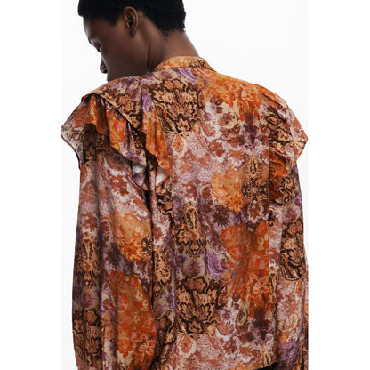 Camicia Donna Desigual Arancione Viscosa