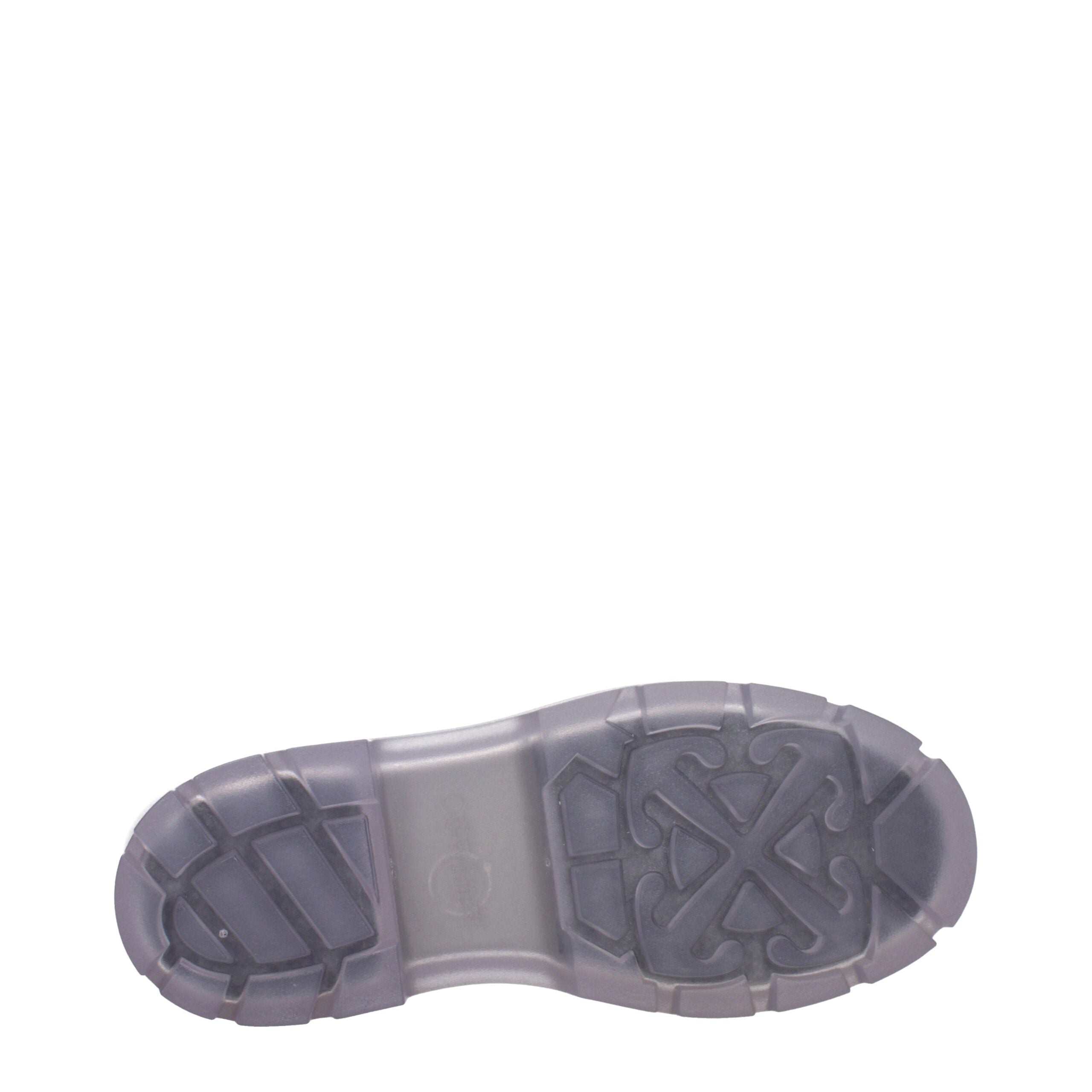 Bottines Off-White en PVC transparent