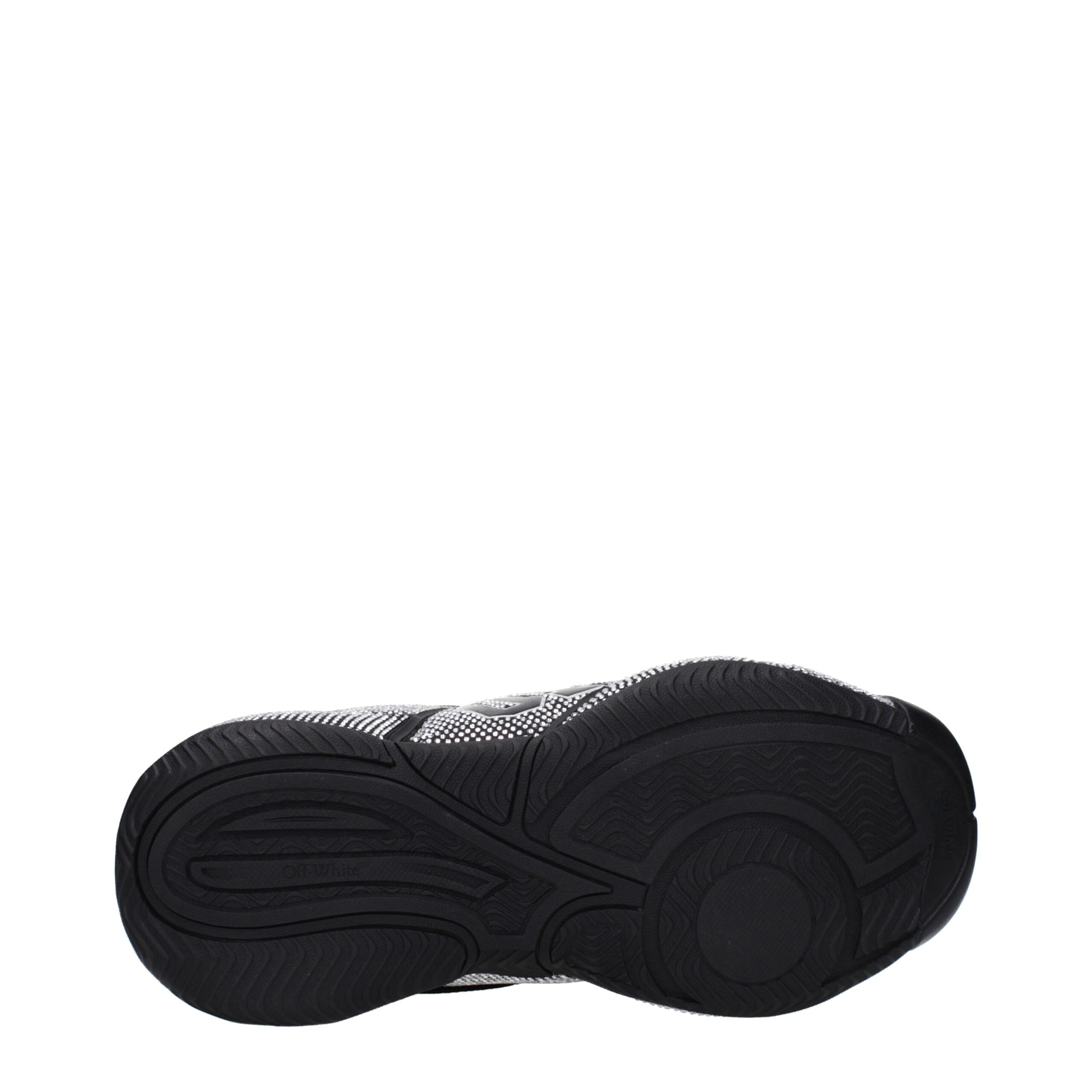 Baskets Off-White en coton noir