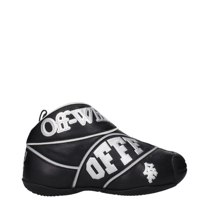 Sneakers alte in pelle nera Off-White