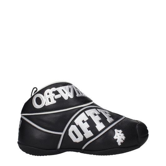 Sneakers alte in pelle nera Off-White