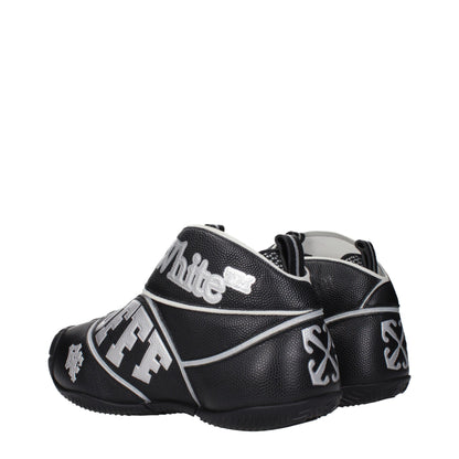 Sneakers alte in pelle nera Off-White