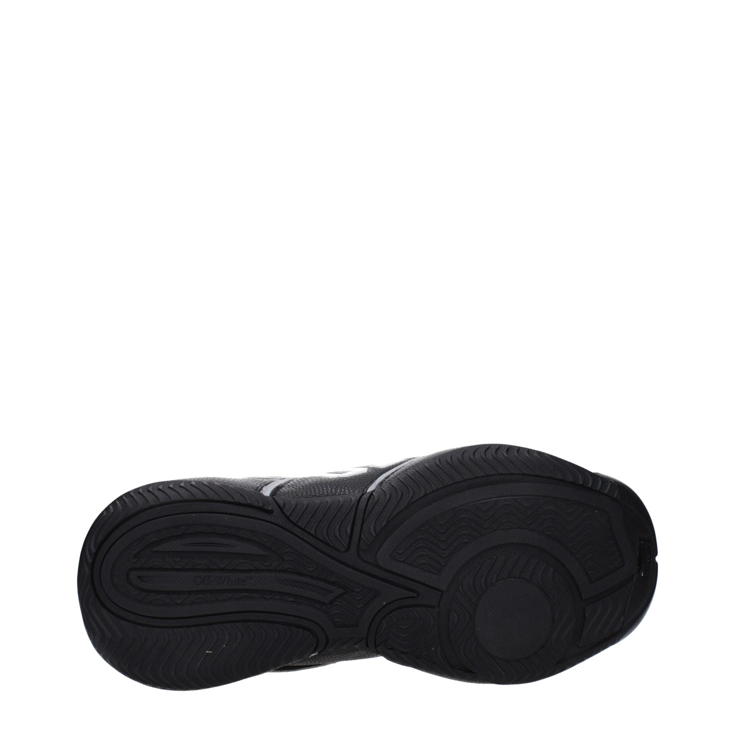 Baskets montantes Off-White en cuir noir