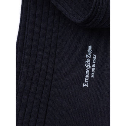 Calzini in lana blu navy ZEGNA