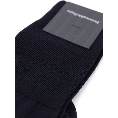 Calzini in lana blu navy ZEGNA