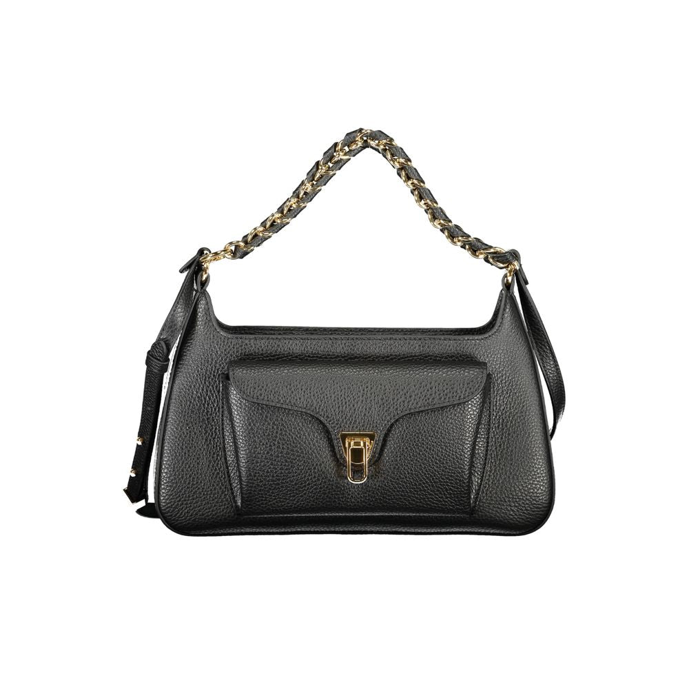 Borsa a mano da donna in pelle Coccinelle Nero