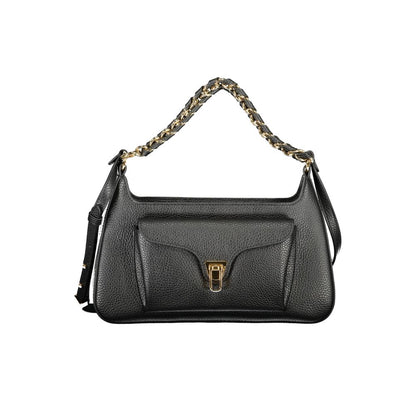 Borsa a mano da donna in pelle Coccinelle Nero