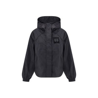 Giacca in nylon nero Ganni