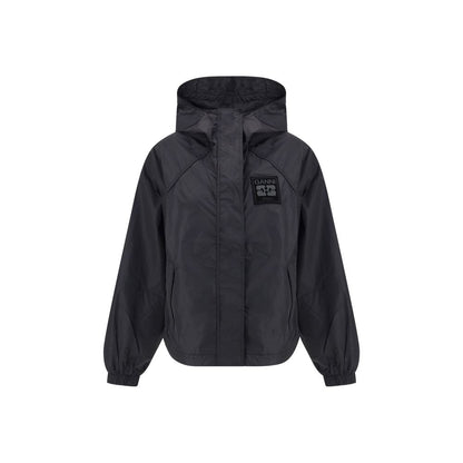 Giacca in nylon nero Ganni