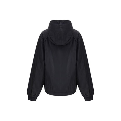 Giacca in nylon nero Ganni
