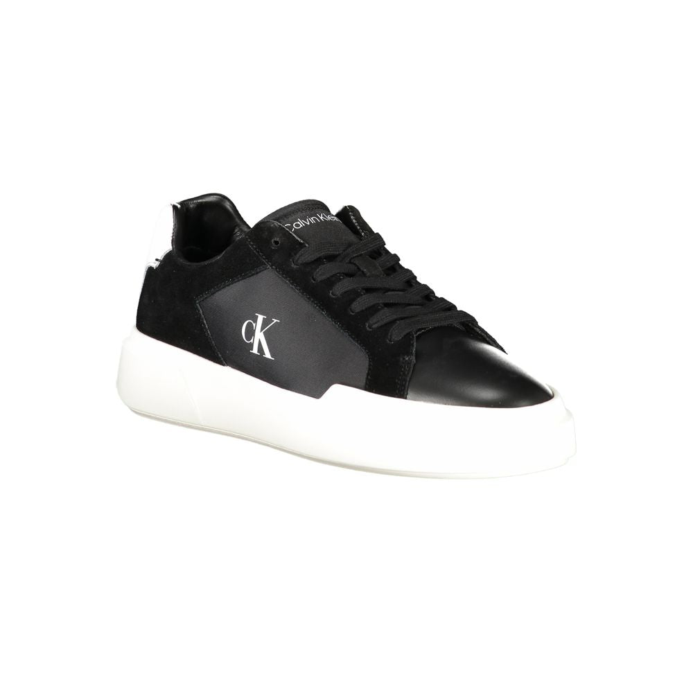Baskets Calvin Klein Nero en cuir pour homme