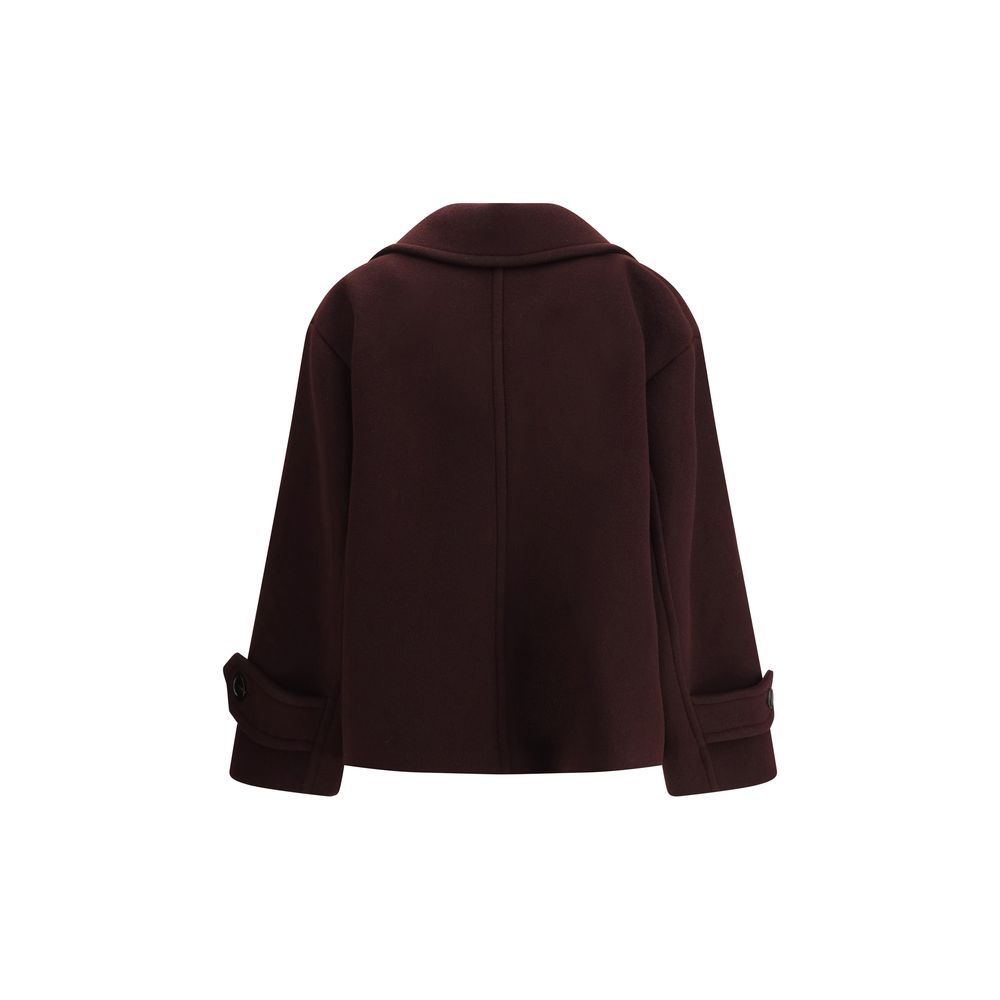 Cappotto in pile di lana Bordeaux Chloé