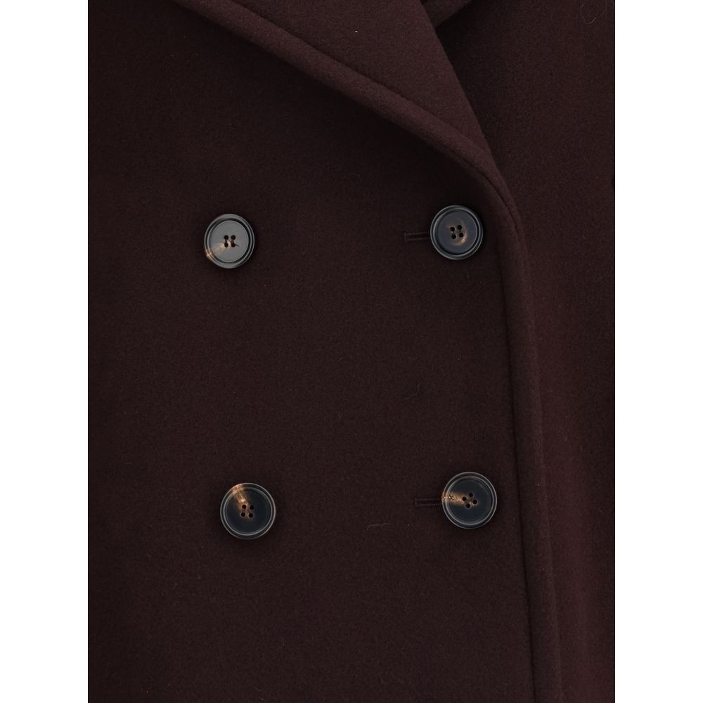Cappotto in pile di lana Bordeaux Chloé
