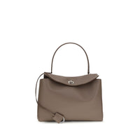 Balenciaga Gray Calf Leather Bos Taurus Shoulder Bag