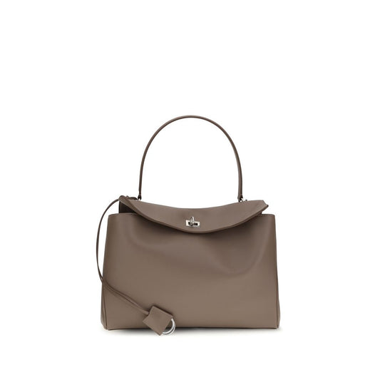 Borsa a tracolla Balenciaga Bos Taurus in pelle di vitello grigia