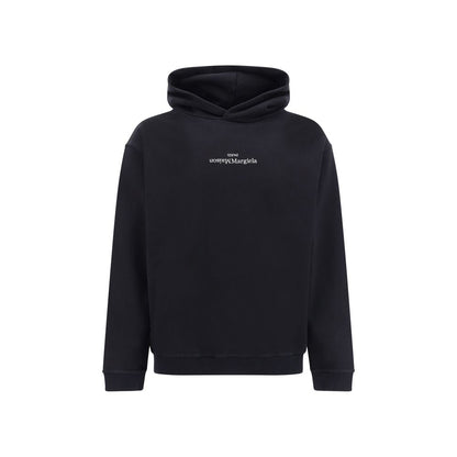 Sweat-shirt en coton noir Maison Margiela
