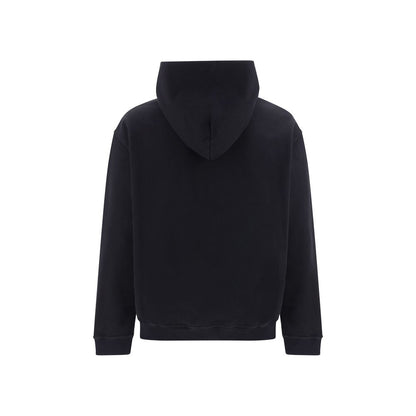 Sweat-shirt en coton noir Maison Margiela