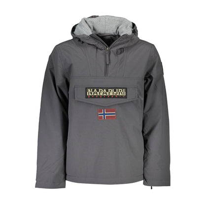 Napapijri Grigio Polyamide Veste Homme
